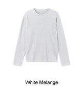 Tove Waffle Henley Neck Long Sleeve Tee