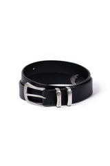 THEOHYOU REAL-LEATHER BELT (BLACK)