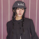logo button cap black