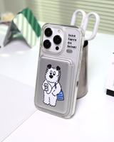 ブルーバッグ マグセーフカードウォレット(silver)