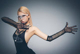 シースルーグローブ/See-Through Gloves(Black)