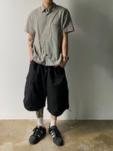 String Nylon Short Sleeve Shirt 4C
