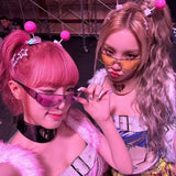 HSUX ハートチョーカー ベージュ