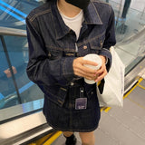 Tint black blue denim  [Skirt only]