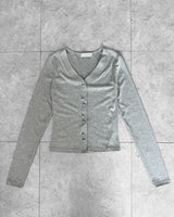MELLOW BEAN V-NECK CARDIGAN