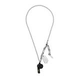 NO.553 [BLACK YELLOW] 24 COLOR WHISTLE NECKLACE