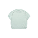 26SS WOMAN ベーシック半袖カラーニット