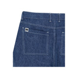 PINTUCK STITCH DENIM JEAN [BLUE]