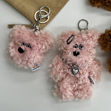 PAPA.GO.PAPA Strawberry Piz Poodle Face Keyring