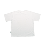 [THANKSMESSIA X ODAGIL] GOLD PINSTRIPE TSHIRT-WHITE