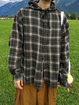 Authentic Hoodie Check Shirt 2C