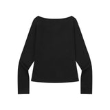 RODEZ 72 AMERICAN FLAG ONE SHOULDER LONG SLEEVE T (2Color)