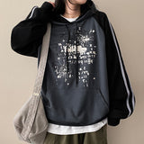 Gwyn Color Line Big Pocket Hoodie