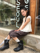 Roman Chiffon Blouse (2color)