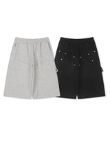 Tens rivet bermuda sweatpants