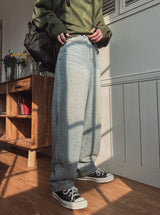 Ripple Semi Baggy Denim Pants
