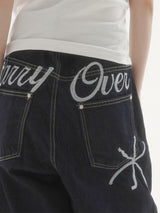 Star lettering patch short-sleeve T-shirt -3C