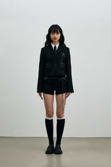 ASTRAL CROP JACKET / BLACK