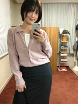 カシミヤ カラード ニット