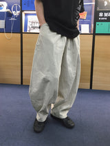 モノリネンワイドバルーンパンツ 4C