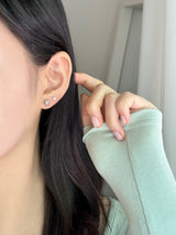 【4個セット】四つ葉のクローバー ピアスセット