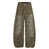 Rita Heart Leopard Wide Pants