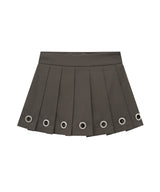 eyelet skirt (brown)