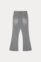 Washed Boots Cut Jeans_Gray