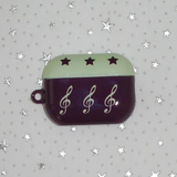 Music Eggplant purple Gloss AirPod Case