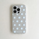 SKYBLUE DOTS CASE ✿