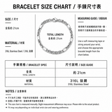ダブル ツイスト チェーン ブレスレット