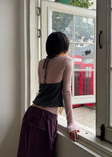 ピグホルターパンチングノースリーブ