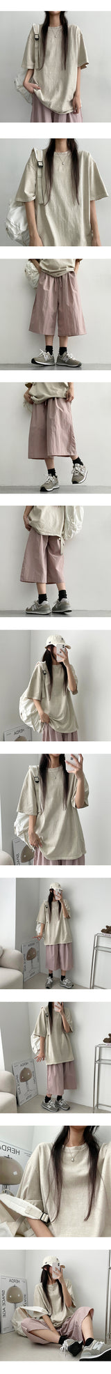 Lehe Pigment Daily Boxy Short Sleeve T-shirt
