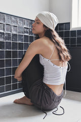 EYELET TANKTOP - LIGHT PINK