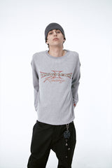 RACING PHENOMENON WAFFLE L/S TEE (GRAY)