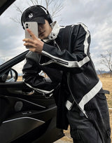 "ウェイレザービーカージャケット "