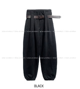 [Belt set] レイミッドベルトジョガーパンツ