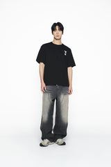 25SS マグショットエイリアンショートスリーブTシャツ ブラック