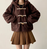 Kiro corduroy pleats mini skirt