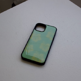 [MADE] Green hibiscus epoxy case