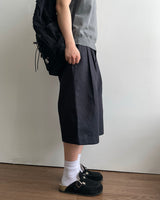 ノーブルハーフデニムパンツ