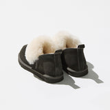 Toasty Fur Shoes - Khaki Black