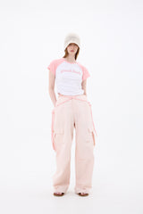 LUNA WIDE PANTS / PINK