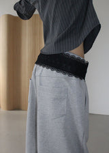 LACE LEATHER BELT
