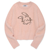 WITTY BUNNY JACQUARD KNIT [PINK]