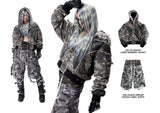 005 CD WAXED CAMO BOMBER JACKET