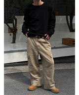 [CROP ITEM] Lams wool crop knit(4color)