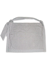 000Design Cotton Check Tie Bag / Mint