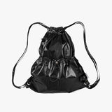 メタリックストリングバッグ (BLACK)
