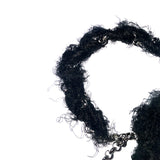 silkyarn chain bracelet (black)